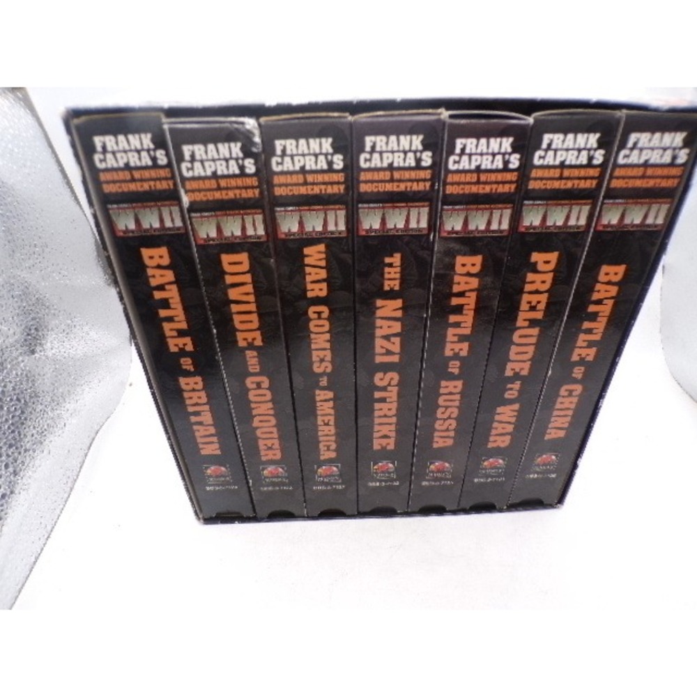 Frank Capra WWII Special Edition 7 VHS Box Set Why We Fight Documentary